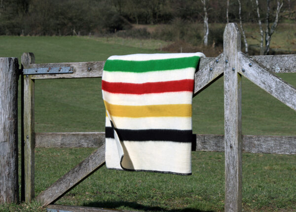 Woollen Blanket Rainbow Classic - Image 5