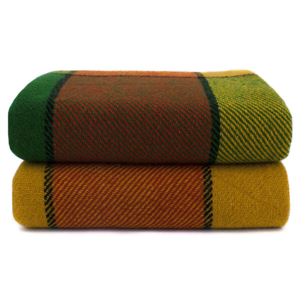 Zuivere wol Plaid Green Ivanna - Afbeelding 4