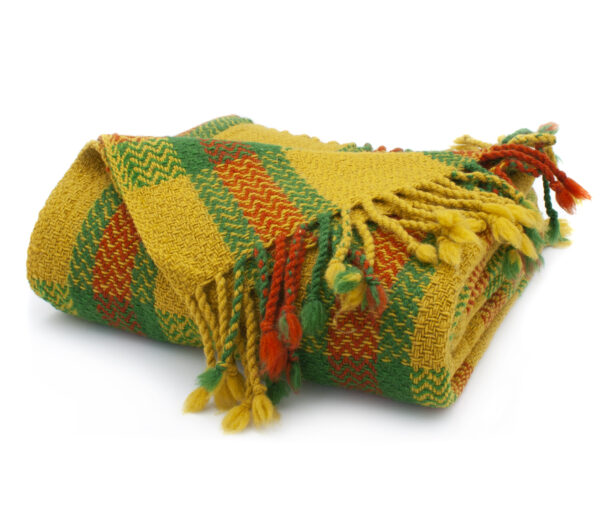Virgin wool throw Ivanna ZigZag