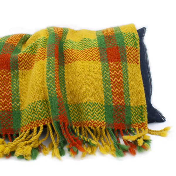 Virgin wool throw Ivanna ZigZag - Image 3