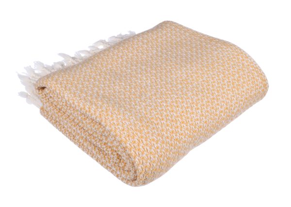 Merino wool Throw Black ZigZag - Image 4