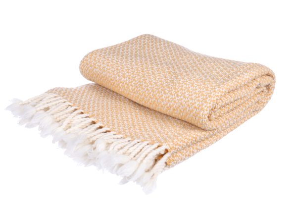 Merino wool Throw Black ZigZag - Image 3